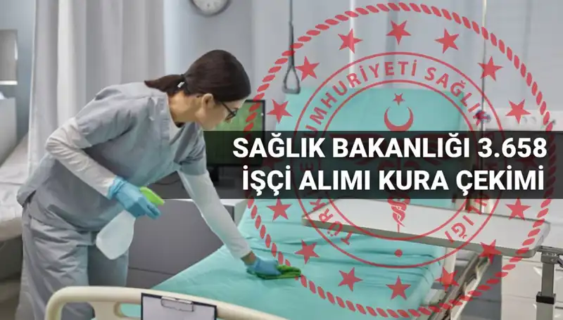 Sağlık Bakanlığı, 2025'te 3.658 İşçi Alımı Kura Tarihini Açıkladı!