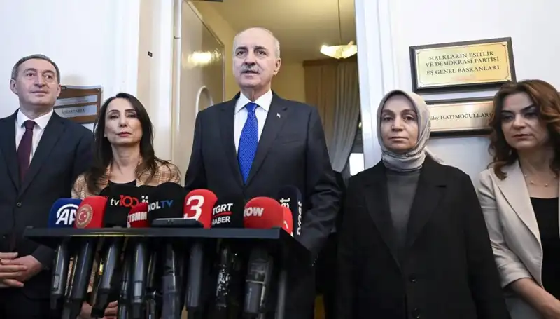 Numan Kurtulmuş, Siyasi Partilere Hayırlı Olsun Ziyaretleri Gerçekleştiriyor