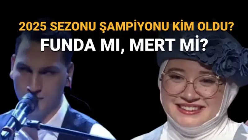 2025 O Ses Türkiye Şampiyonu Kim Oldu? Funda ve Mert Yarışıyor!