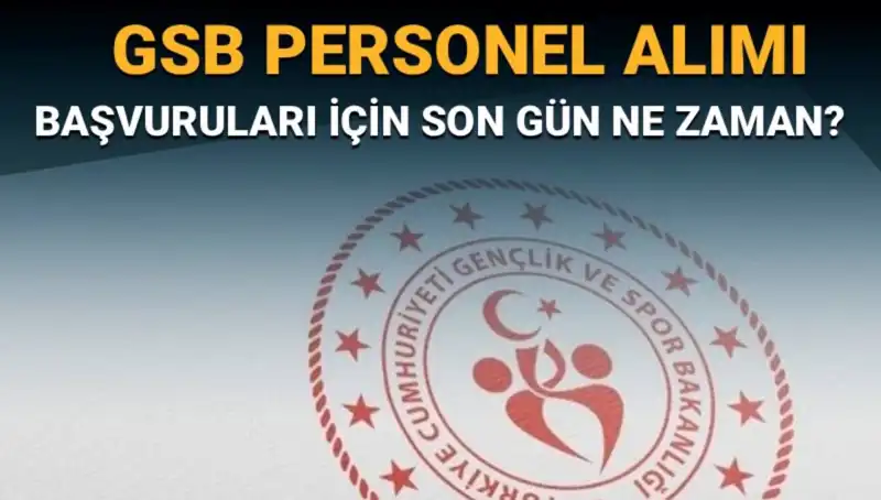 Gençlik ve Spor Bakanlığı Personel Alımı: Başvuru Süresi Son Günü Açıklandı!